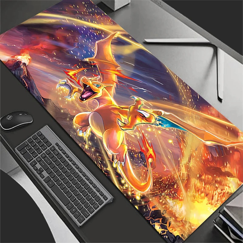 Pc Gaming Aesthetic - لوحة ماوس كبيرة بتصميم أنيمي للألعاب،