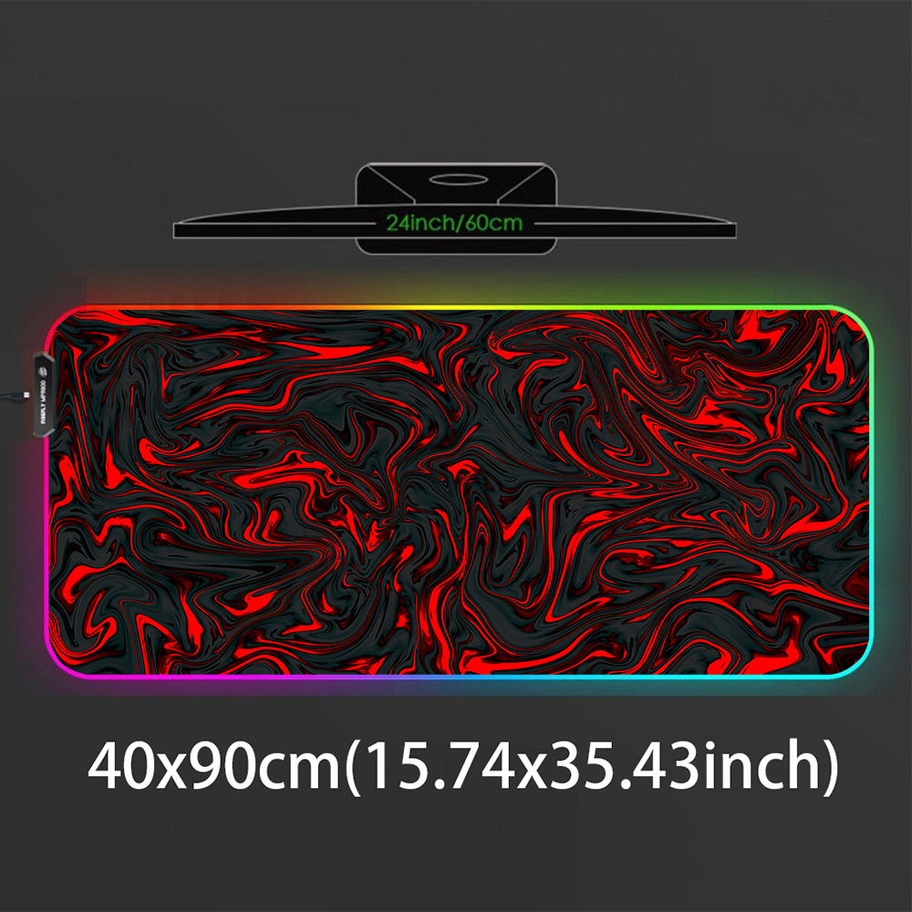 لوحة ماوس RGB بتصميم رخامي سائ - مراجعة Pc Gaming Liquid وسعره