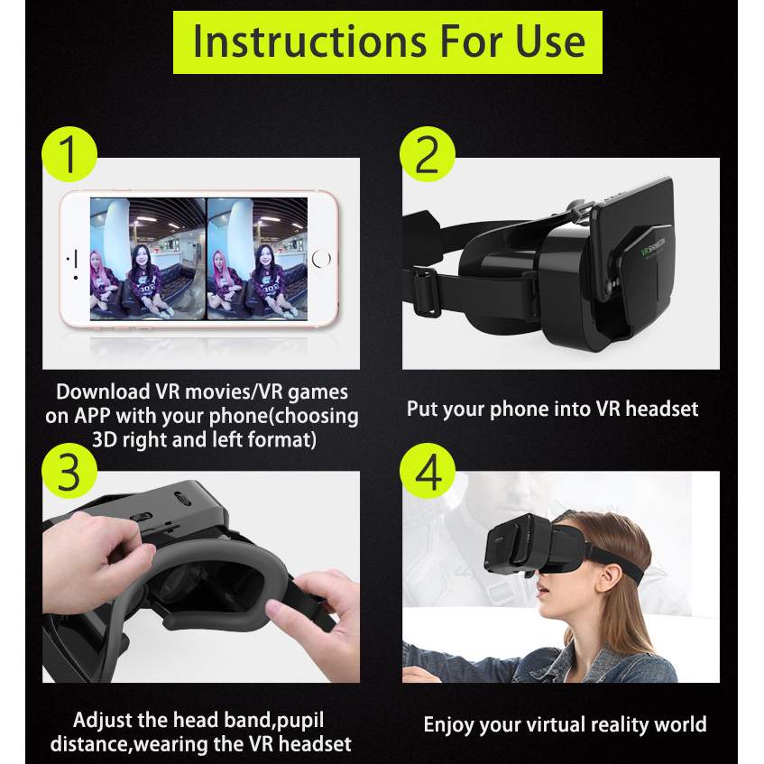 نظارات الواقع الافتراضي ثلاثية - مراجعة Vr Headset Pc وسعره