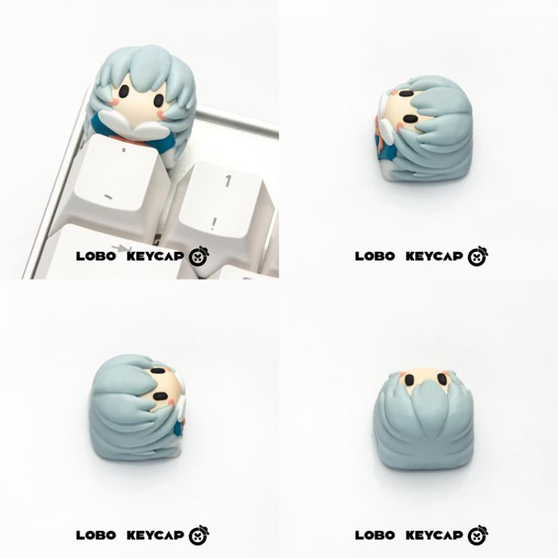 غطاء مفاتيح أنمي إيفانجيليون ل - مراجعة Custom Keycaps وسعره