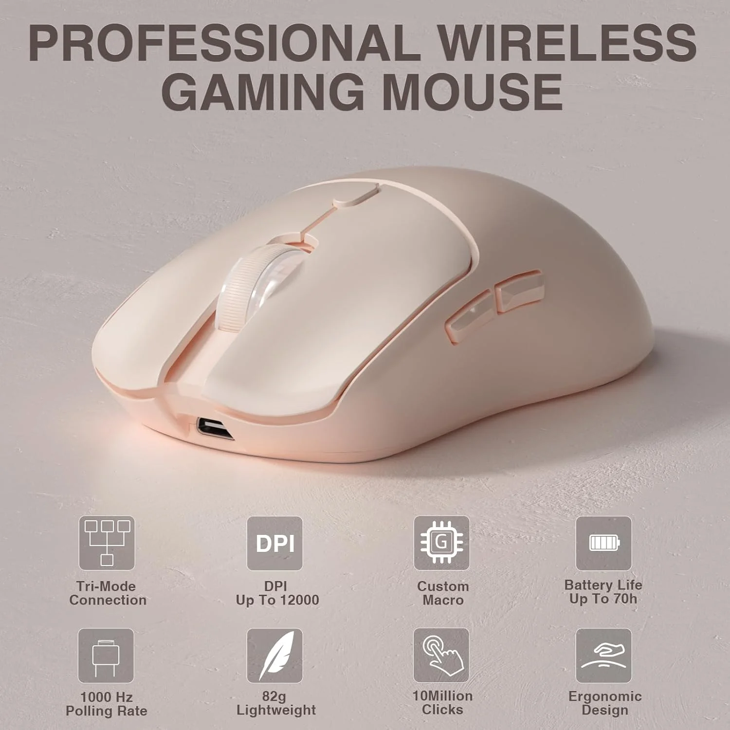 فأرة ألعاب لاسلكية ثلاثية الأو - مراجعة Wireless Gaming Mouse وسعره