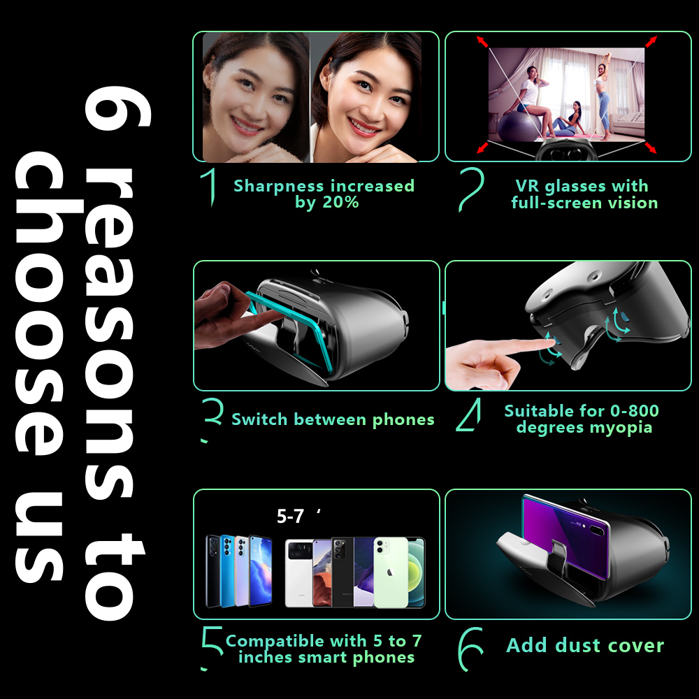 نظارات الواقع الافتراضي ثلاثية - مراجعة Vr Headset Pc وسعره