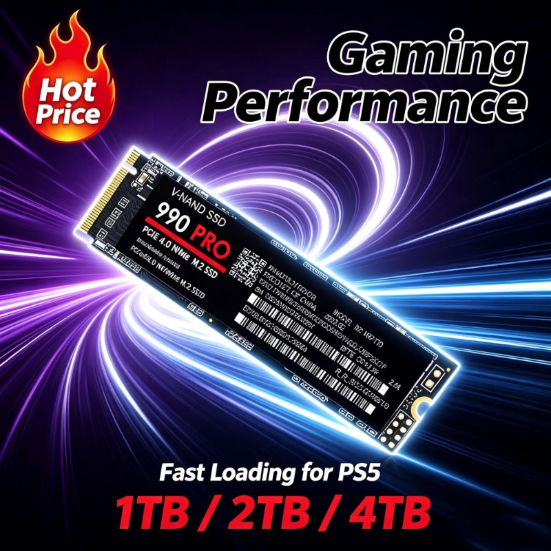 قرص SSD داخلي جديد 990 Pro M.2 - مراجعة Pc Gaming News وسعره