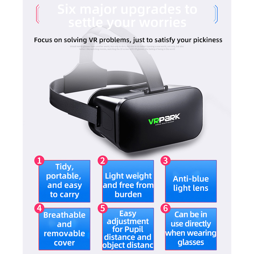 نظارة الواقع الافتراضي ثلاثية  - مراجعة Vr Headset Pc وسعره
