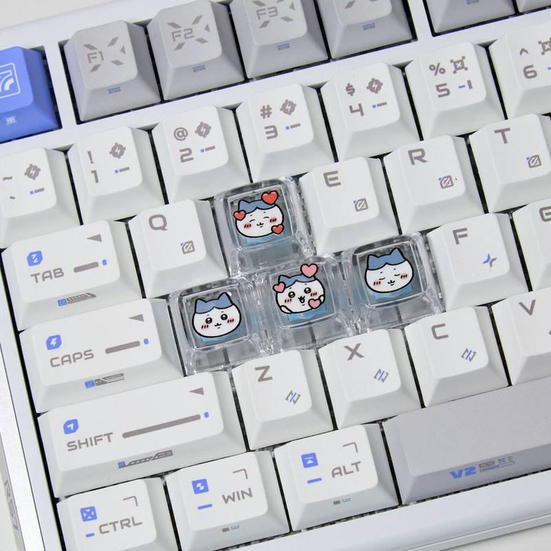أغطية مفاتيح شفافة مصنوعة يدوي - مراجعة Pc Gaming Aesthetic وسعره