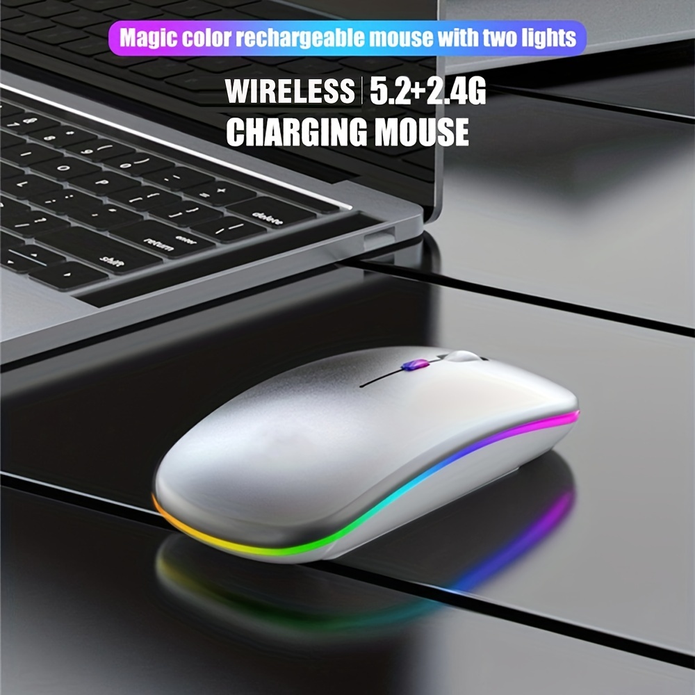 ماوس لاسلكي RGB قابل لإعادة ال - مراجعة Wireless Gaming Mouse وسعره
