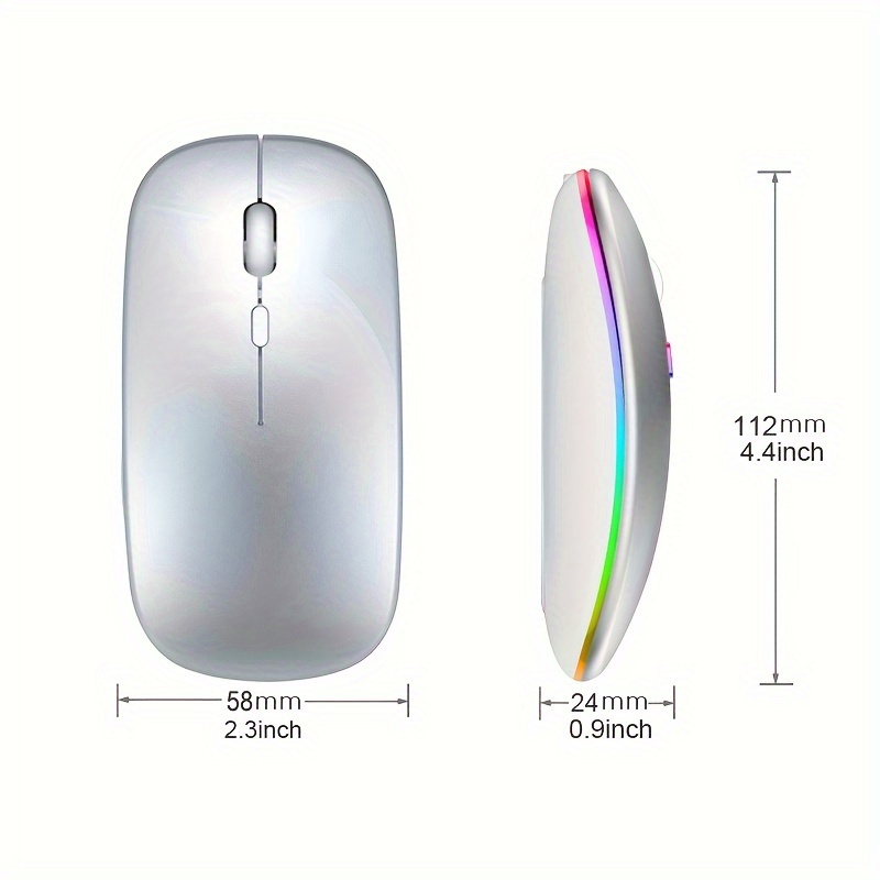 ماوس لاسلكي RGB قابل لإعادة ال - مراجعة Wireless Gaming Mouse وسعره