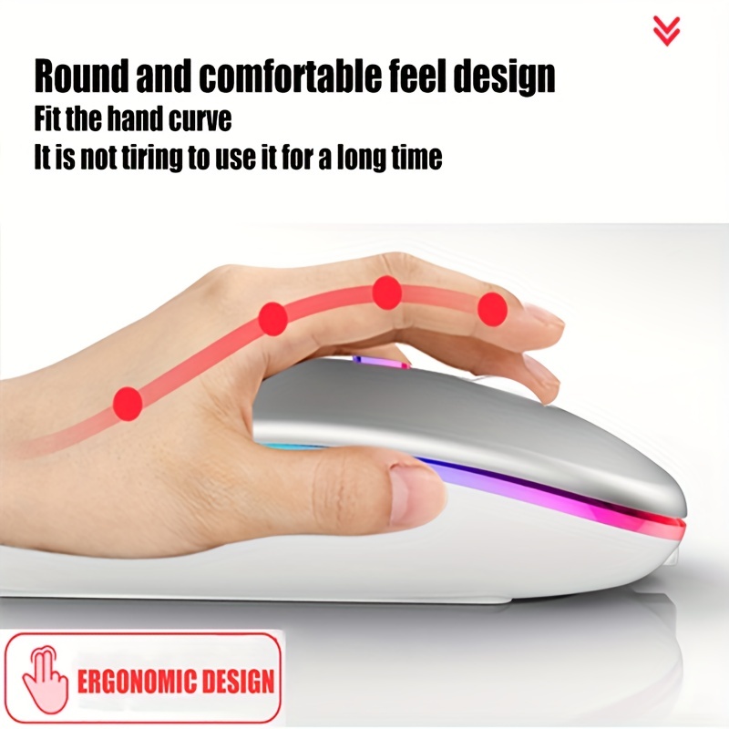 ماوس لاسلكي RGB قابل لإعادة ال - مراجعة Wireless Gaming Mouse وسعره