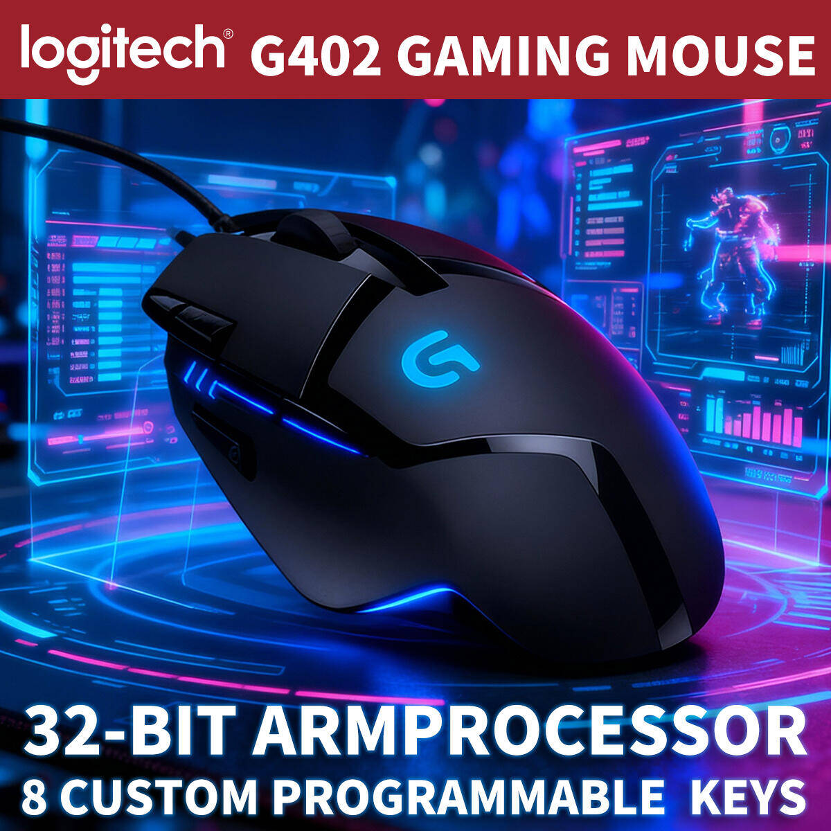 ماوس الألعاب لوجيتك G402 هايبر - مراجعة Pc Gaming Entry Level وسعره