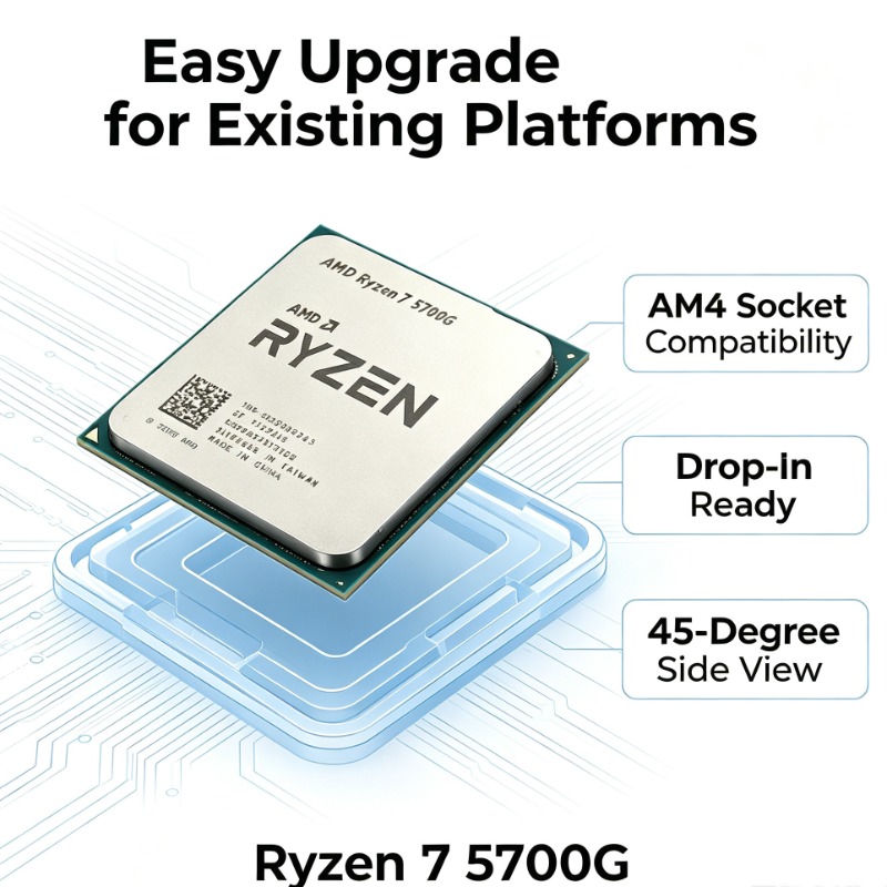 معالج سطح المكتب AMD R7 5700G  - مراجعة Pc Gaming Entry Level وسعره