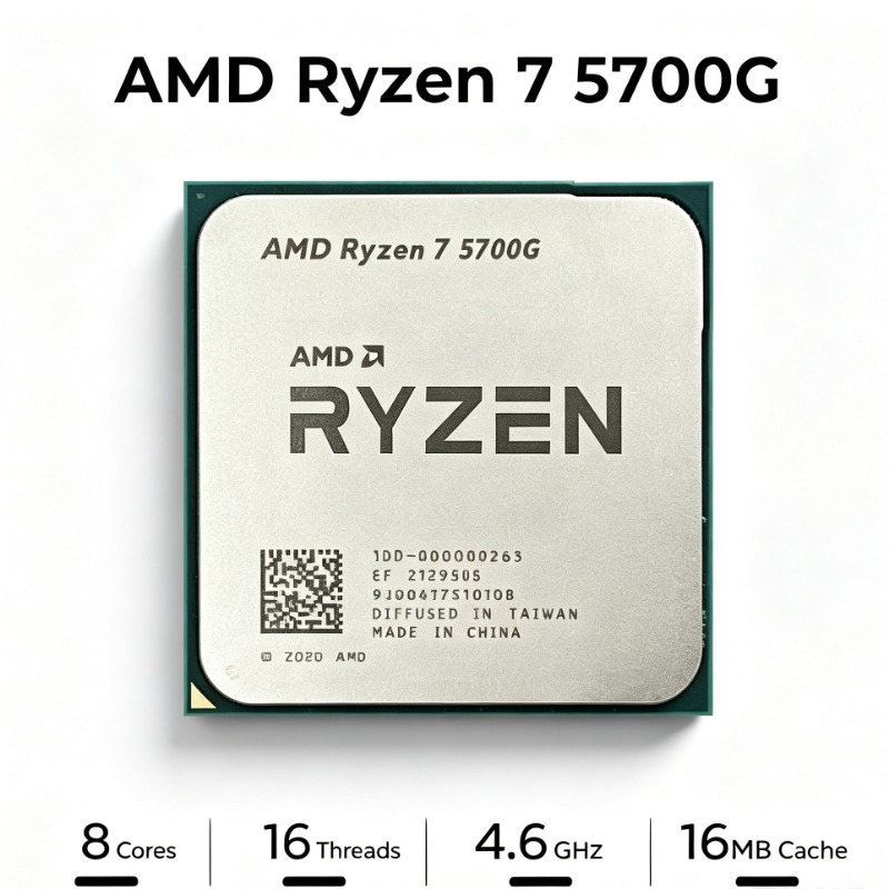 معالج سطح المكتب AMD R7 5700G  - مراجعة Pc Gaming Entry Level وسعره