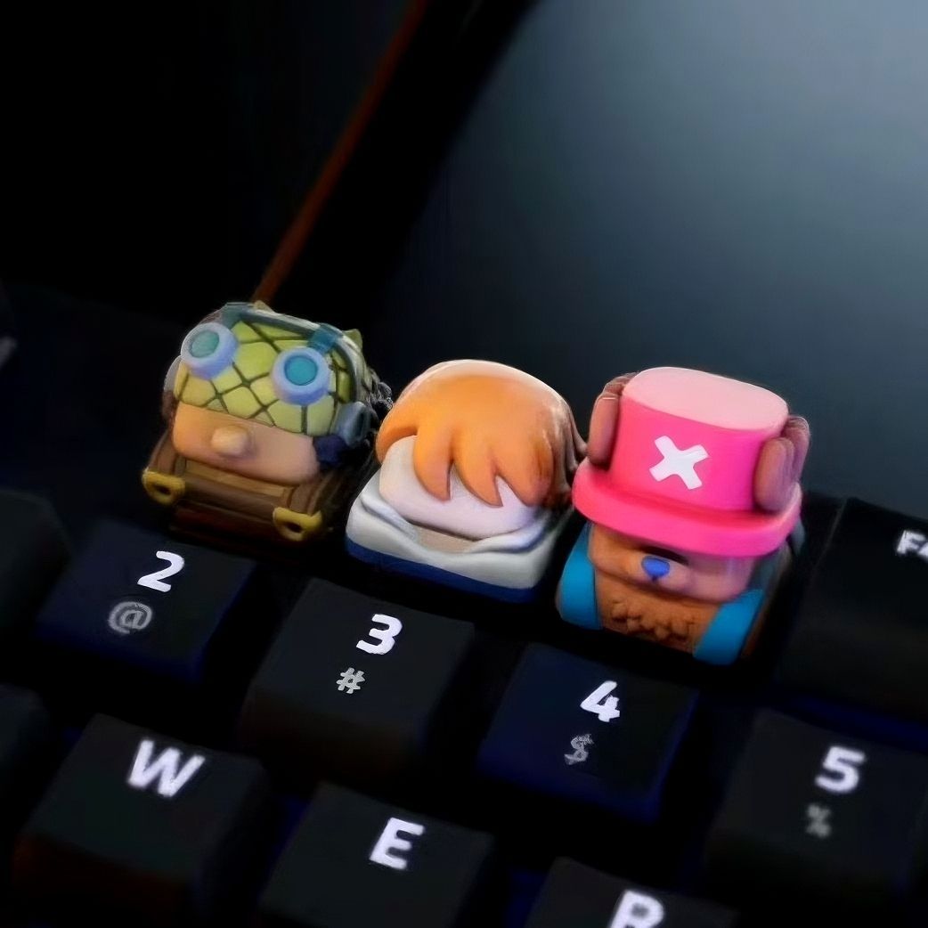 قطعة واحدة المروحية نامي أنيمي - مراجعة Custom Keycaps وسعره
