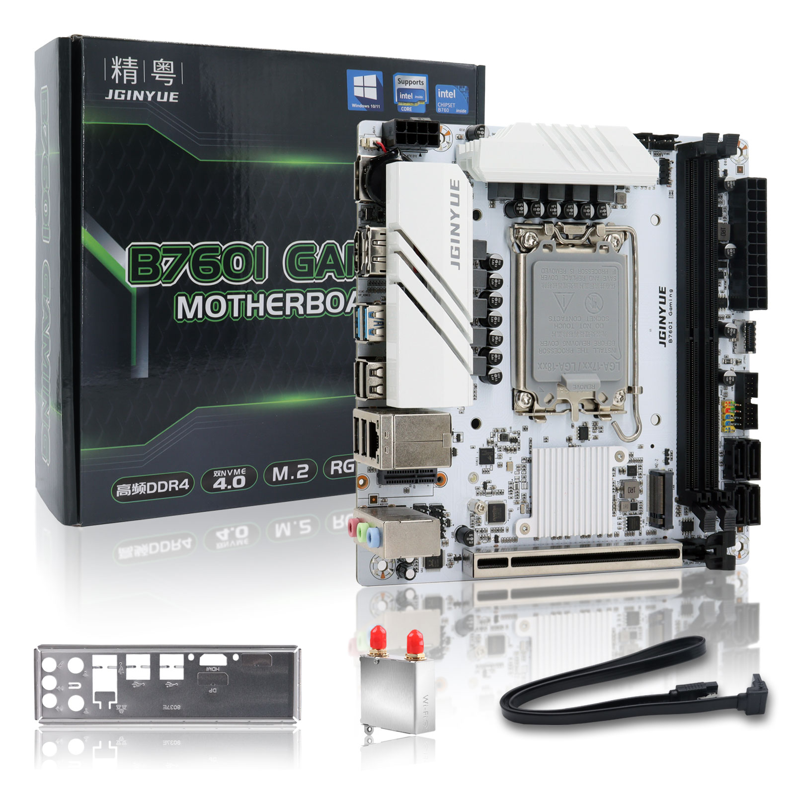 لوحة أم JGINYUE B760 تدعم معال - مراجعة Pc Gaming News وسعره