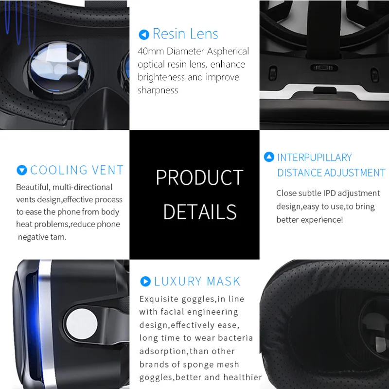 سماعة رأس VR Shinecon إصدار ثل - مراجعة Vr Headset Pc وسعره