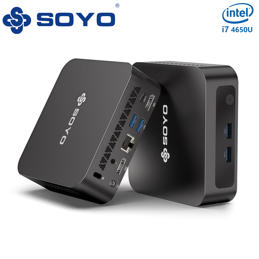 كمبيوتر مكتبي صغير SOYO Y5 PLU - مراجعة Pc Gaming Intel Core I7 وسعره